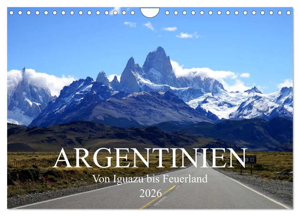 Cover: 9783457870679 | Argentinien - Von Iguazu bis Feuerland (Wandkalender 2026 DIN A4...