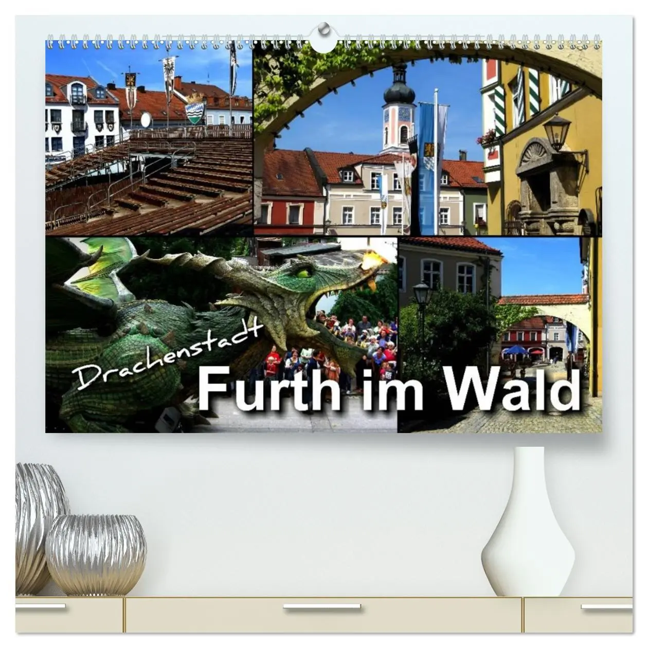Cover: 9783516030679 | Drachenstadt Furth im Wald (hochwertiger Premium Wandkalender 2026...