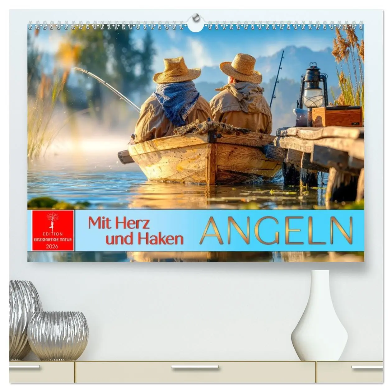 Cover: 9783516650679 | Angeln mit Herz und Haken (hochwertiger Premium Wandkalender 2026...