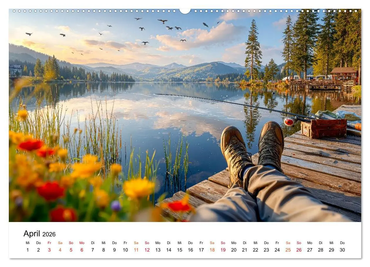 Bild: 9783516650679 | Angeln mit Herz und Haken (hochwertiger Premium Wandkalender 2026...