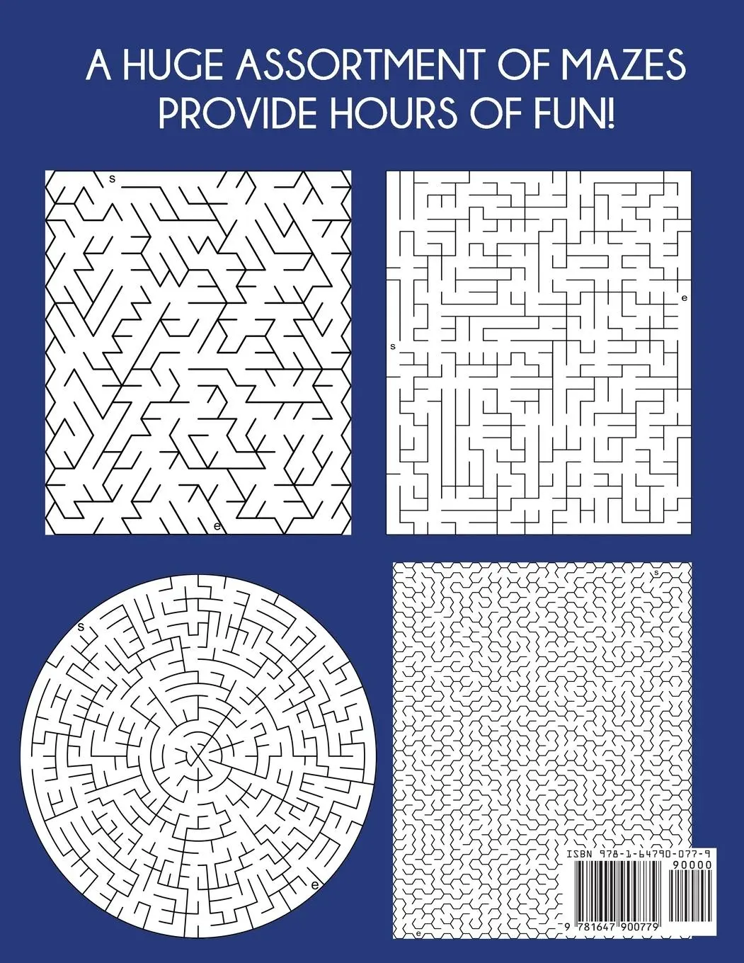 Rückseite: 9781647900779 | Big Book of Mazes for Adults | 185 Easy to Medium Labyrinth Puzzles