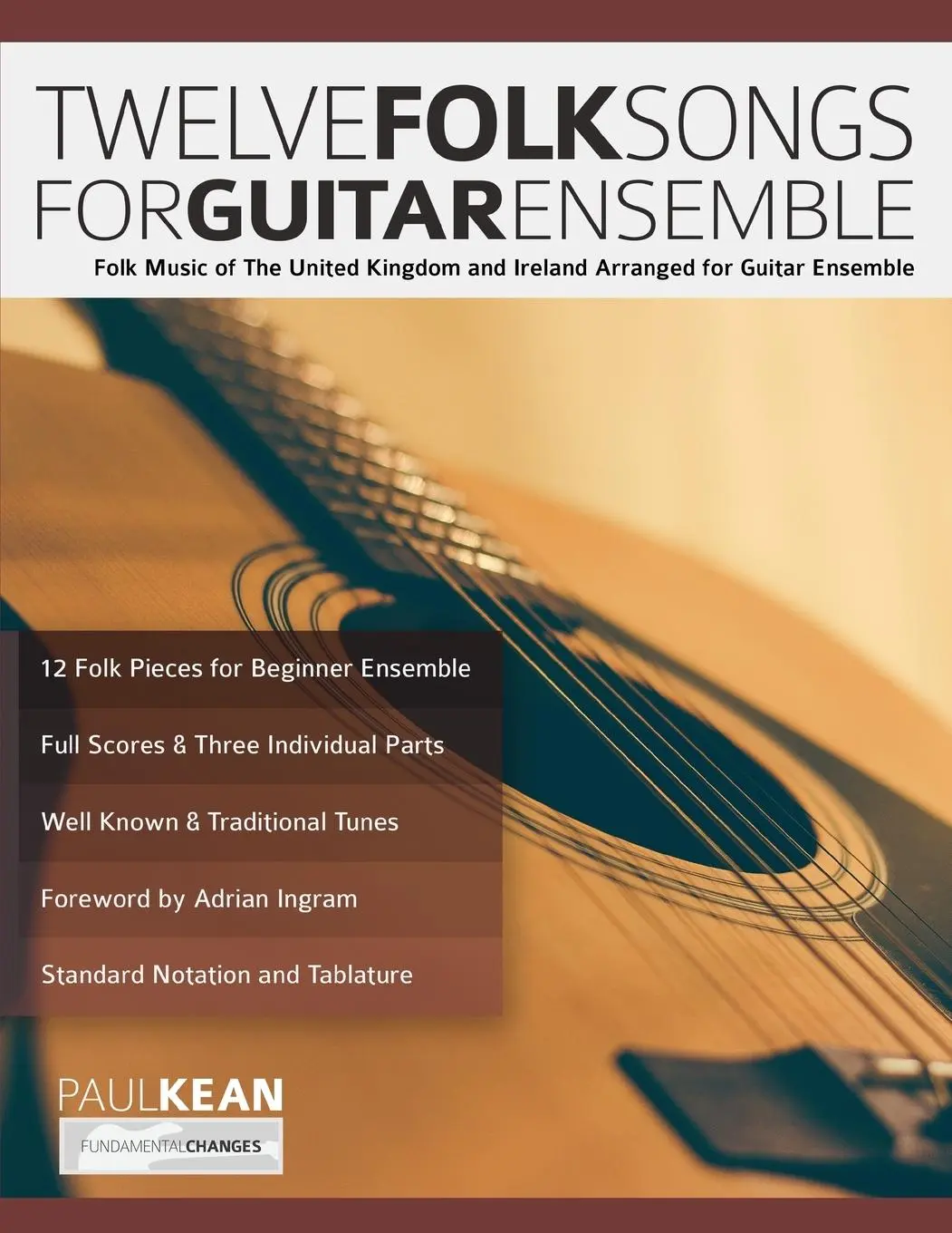 Cover: 9781789330779 | 12 Folk Songs for Guitar Ensemble | Paul Kean | Taschenbuch | Englisch