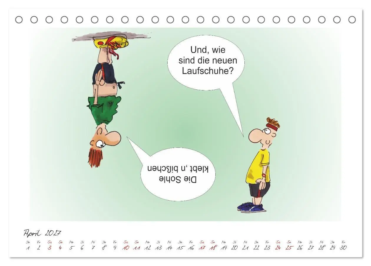 Bild: 9783569350779 | HANSELs kleiner Laufkalender (Tischkalender 2027 DIN A5 quer),...