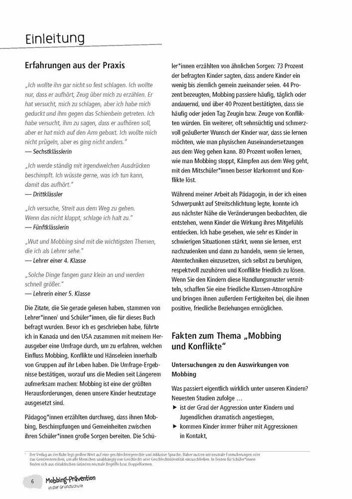 Bild: 9783834670779 | Mobbing-Prävention in der Grundschule, aktualisierte Neuauflage | Drew