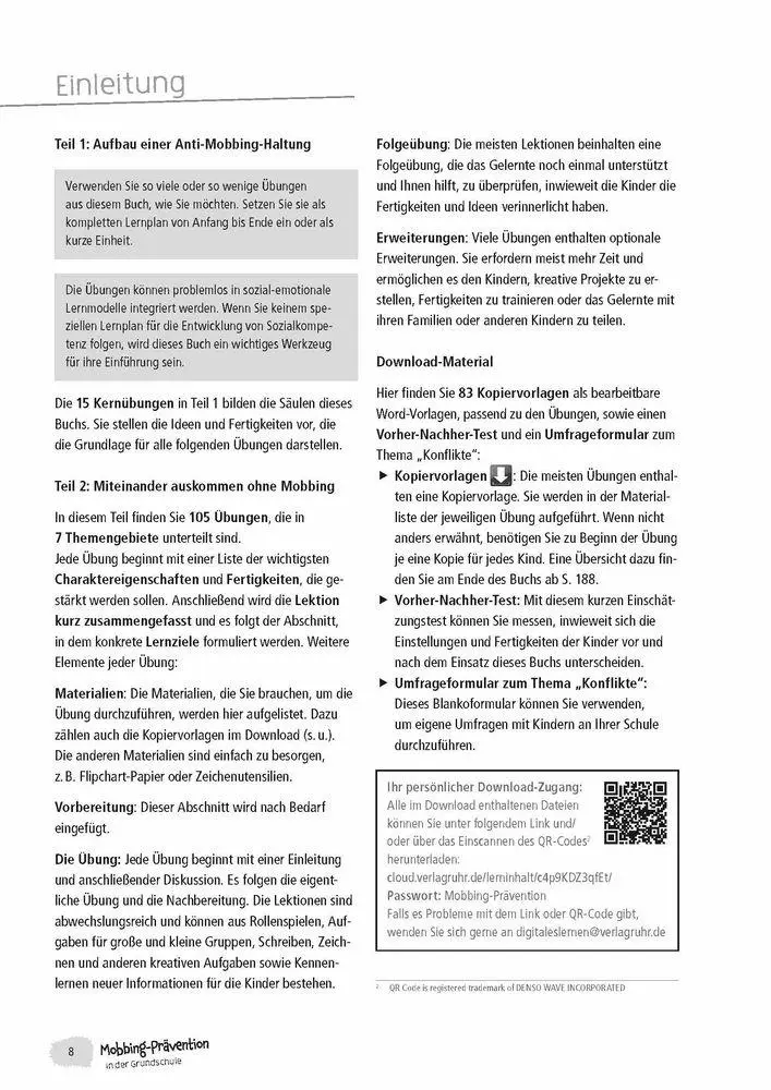 Bild: 9783834670779 | Mobbing-Prävention in der Grundschule, aktualisierte Neuauflage | Drew