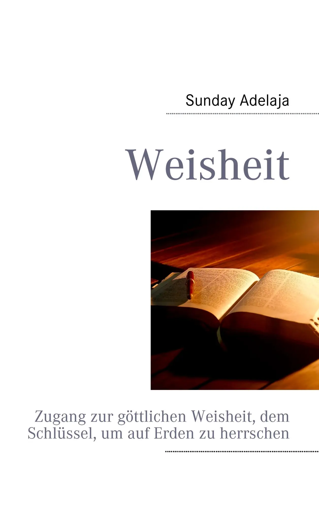 Cover: 9783842350779 | Weisheit | Sunday Adelaja | Taschenbuch | 248 S. | Deutsch | 2011