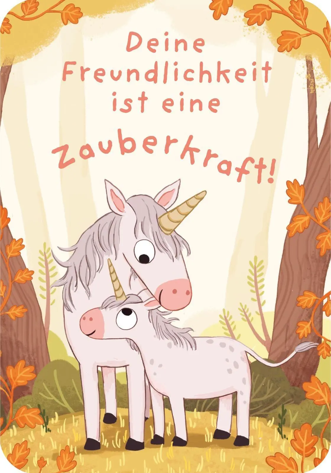 Bild: 9783845870779 | Ein Einhorn namens Oktober - Mutmachkarten | Maria Höck | Taschenbuch