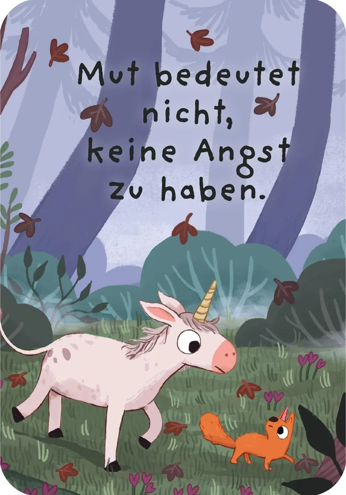 Bild: 9783845870779 | Ein Einhorn namens Oktober - Mutmachkarten | Maria Höck | Taschenbuch