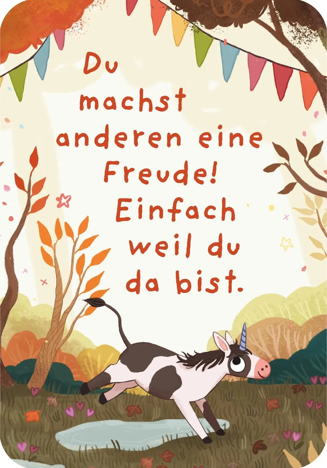 Bild: 9783845870779 | Ein Einhorn namens Oktober - Mutmachkarten | Maria Höck | Taschenbuch
