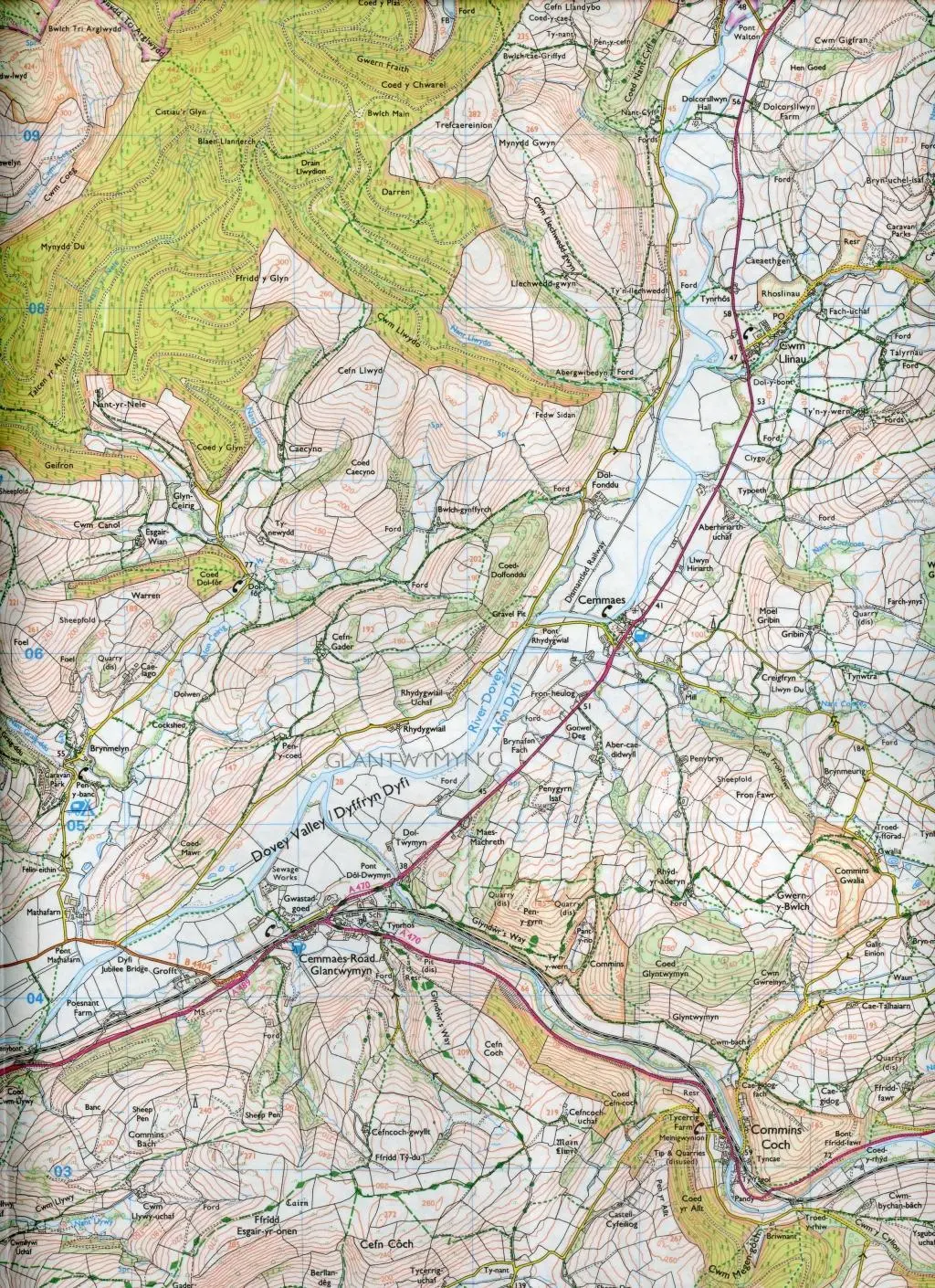 Bild: 9780319470879 | Newtown, Llanfair Caereinion | Ordnance Survey | (Land-)Karte | 2015