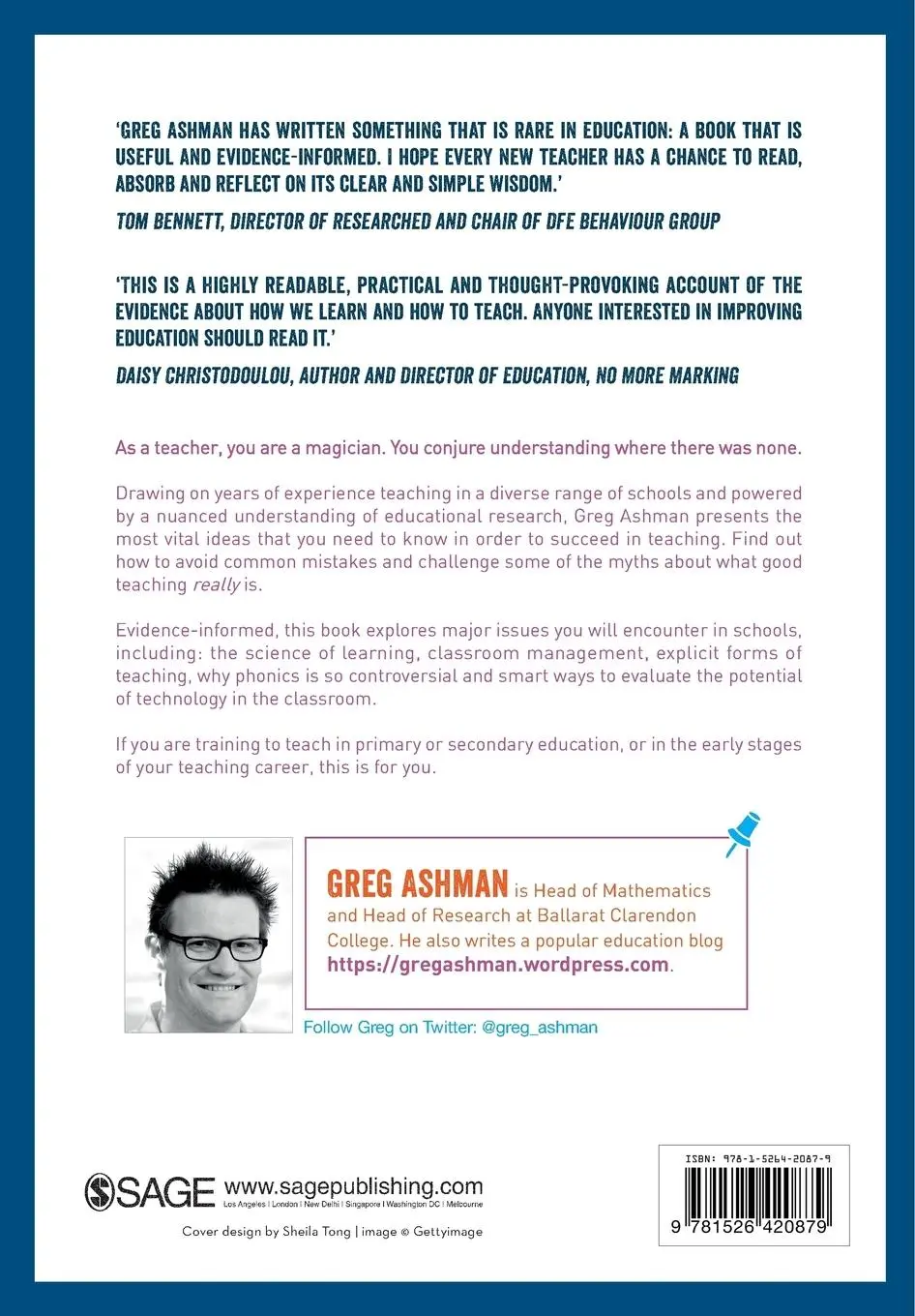 Rückseite: 9781526420879 | The Truth about Teaching | An evidence-informed guide for new teachers