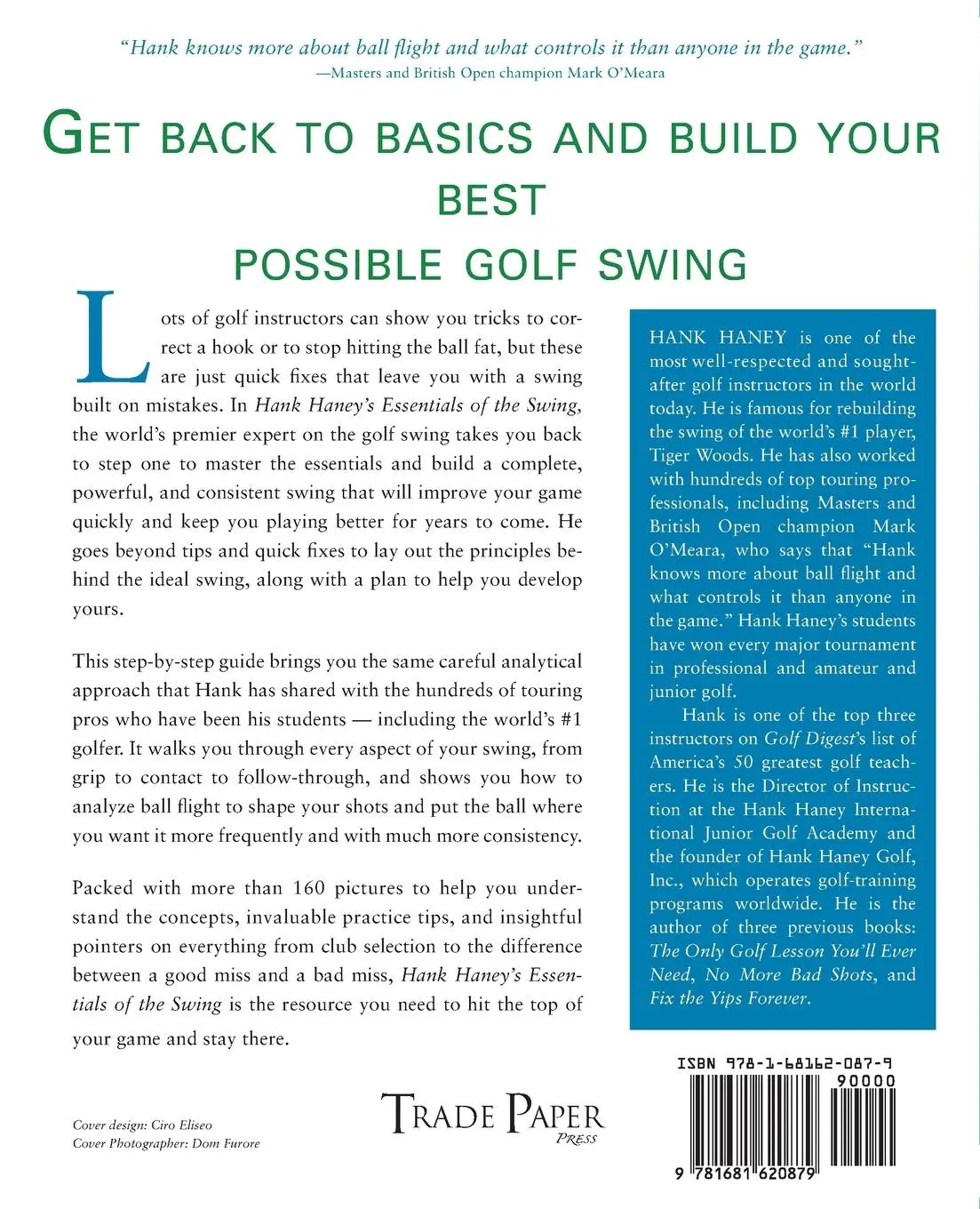 Rückseite: 9781681620879 | Hank Haney's Essentials of the Swing | Hank Haney | Taschenbuch | 2009