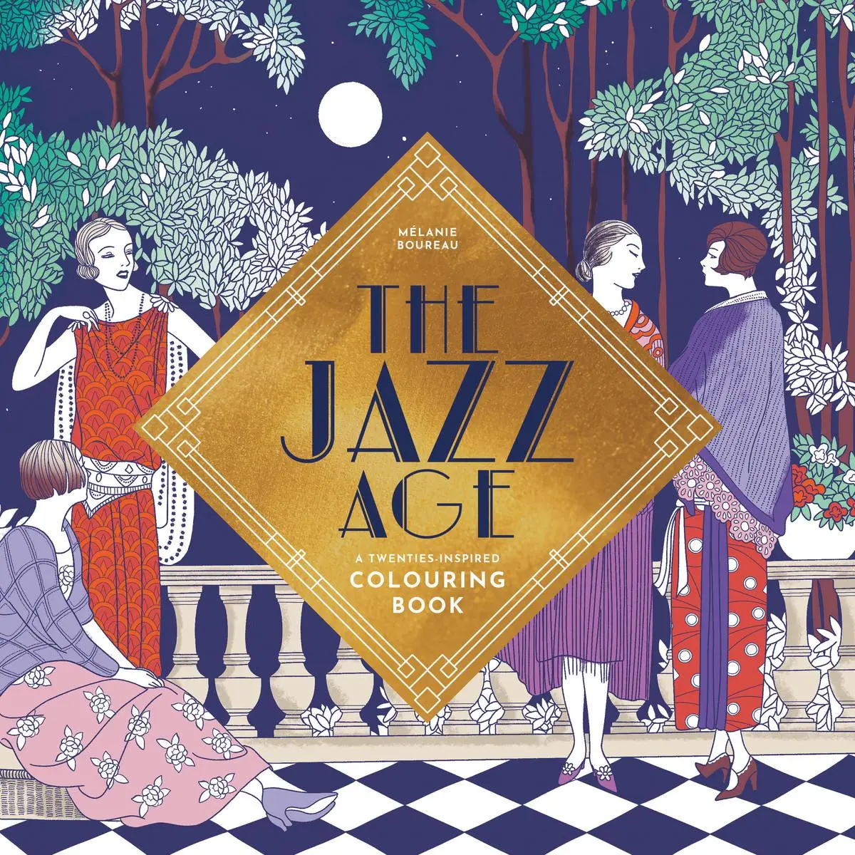 Cover: 9781837760879 | The Jazz Age | A Twenties Inspired Colouring Book | Mélanie Boreau