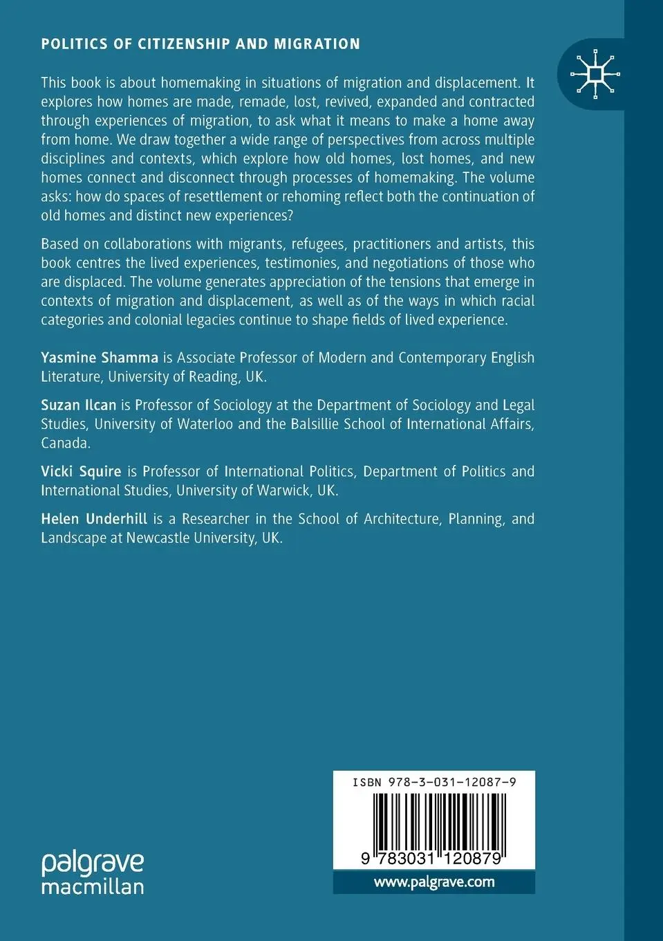 Rückseite: 9783031120879 | Migration, Culture and Identity | Making Home Away | Shamma (u. a.)