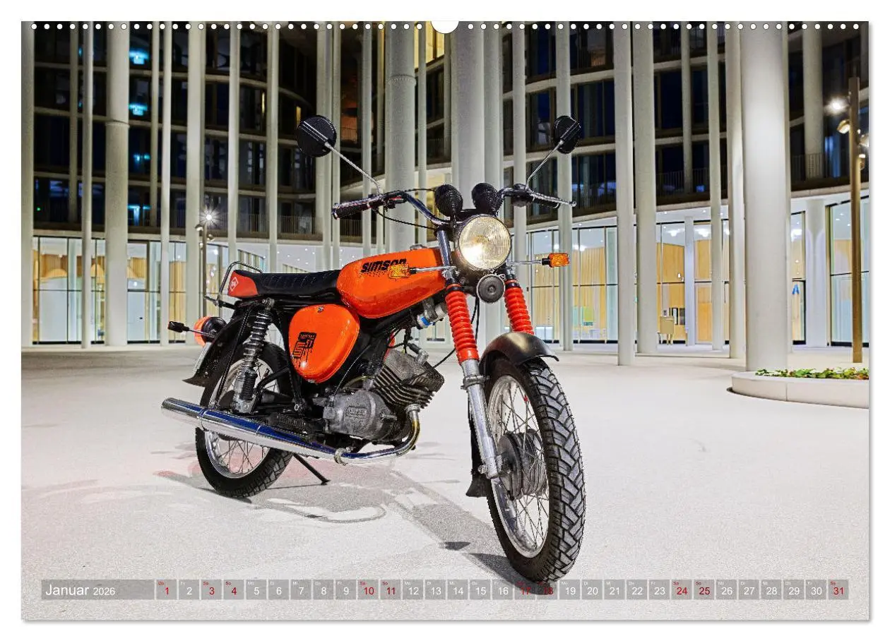 Bild: 9783457610879 | Simson S51c (Wandkalender 2026 DIN A2 quer), CALVENDO Monatskalender