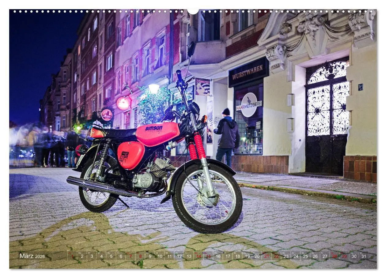 Bild: 9783457610879 | Simson S51c (Wandkalender 2026 DIN A2 quer), CALVENDO Monatskalender