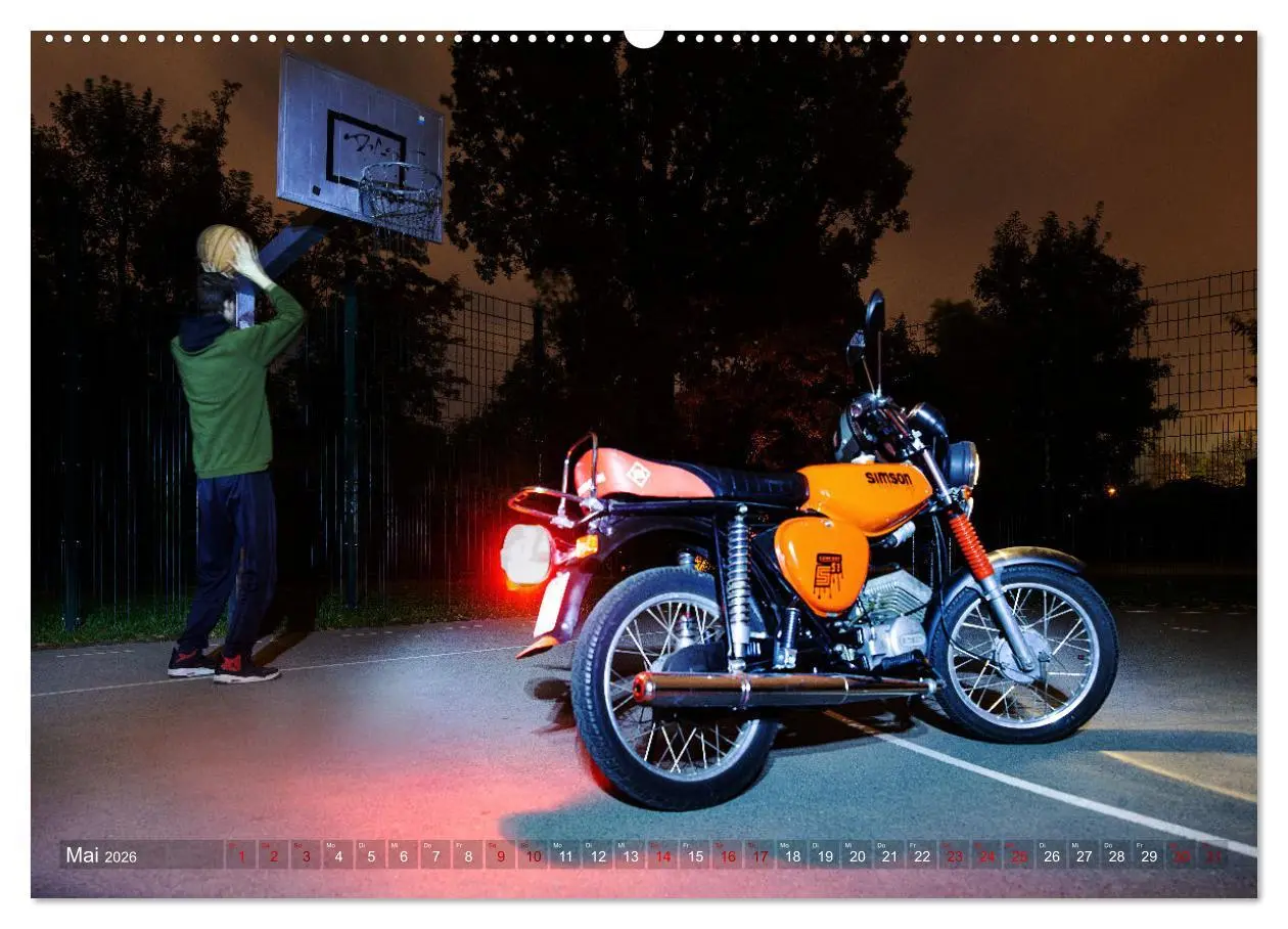 Bild: 9783457610879 | Simson S51c (Wandkalender 2026 DIN A2 quer), CALVENDO Monatskalender