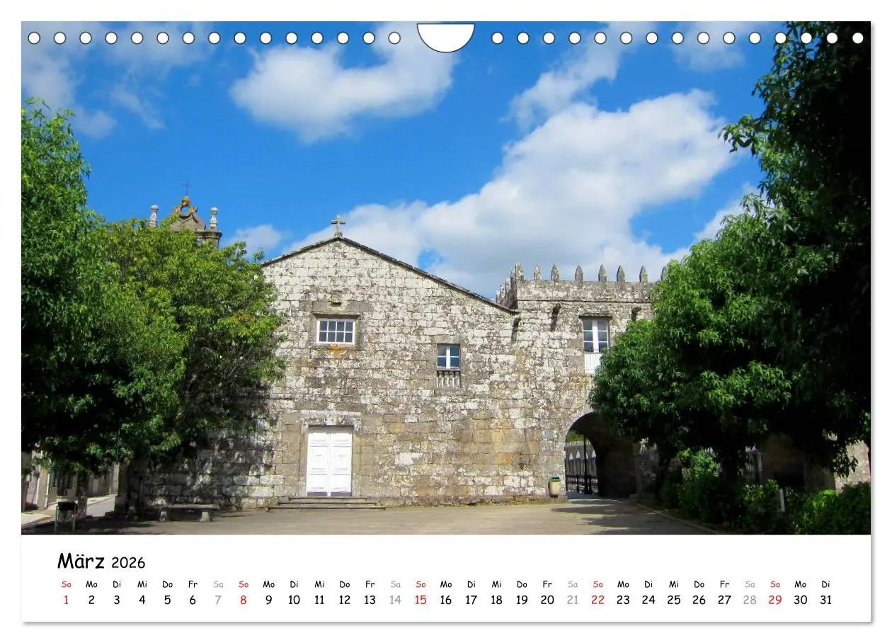 Bild: 9783516010879 | Jakobsweg - Camino Finisterre (Wandkalender 2026 DIN A4 quer),...