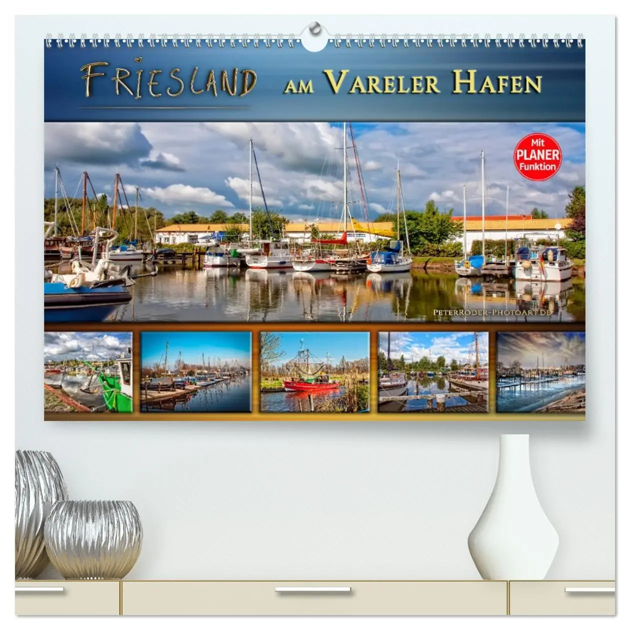 Cover: 9783516180879 | Friesland - am Vareler Hafen (hochwertiger Premium Wandkalender...