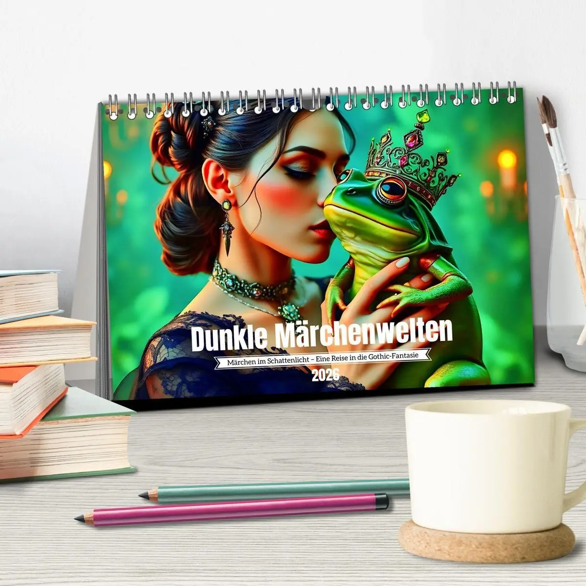 Bild: 9783516700879 | Dunkle Märchenwelten (Tischkalender 2026 DIN A5 quer), CALVENDO...