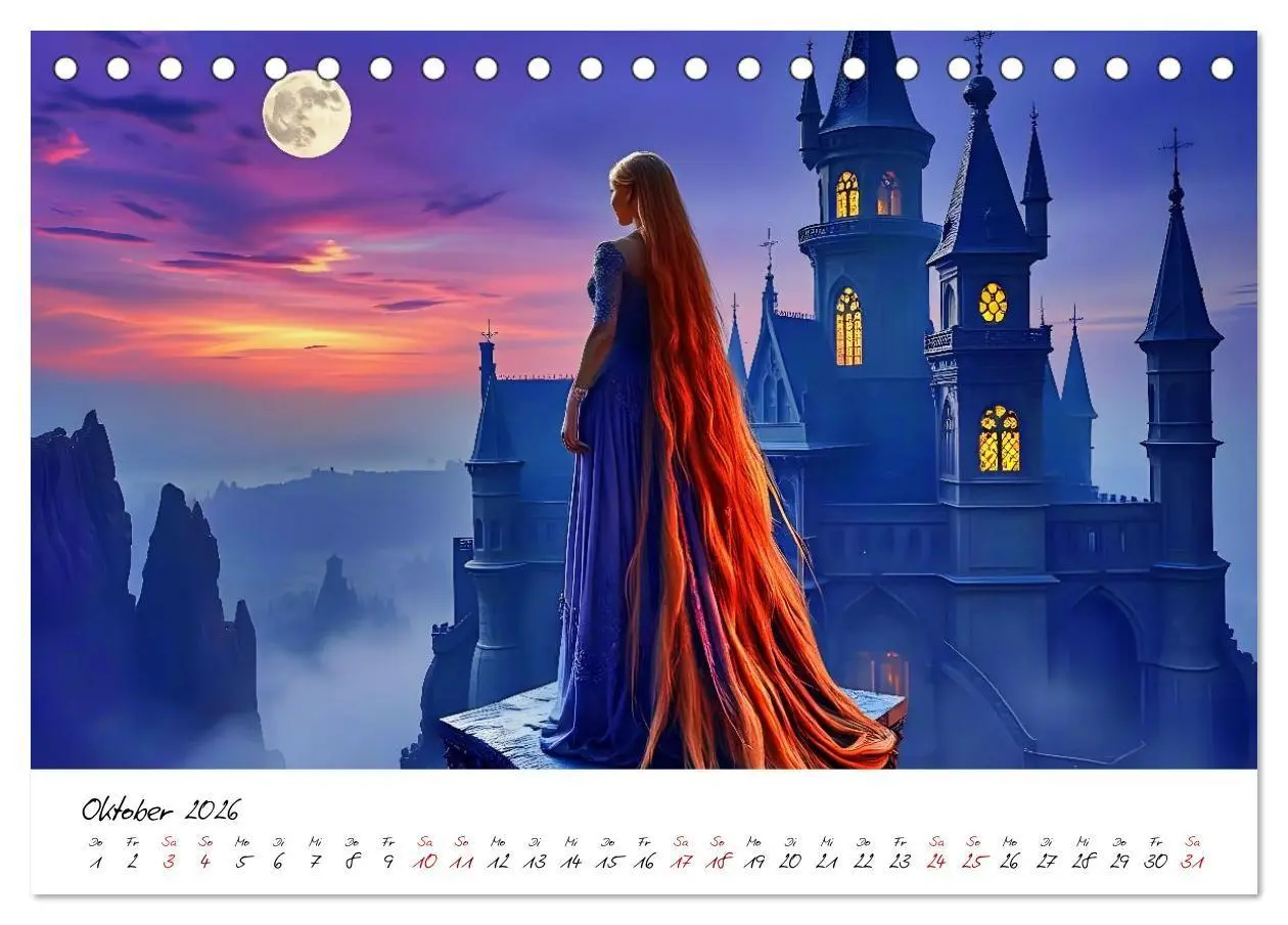 Bild: 9783516700879 | Dunkle Märchenwelten (Tischkalender 2026 DIN A5 quer), CALVENDO...
