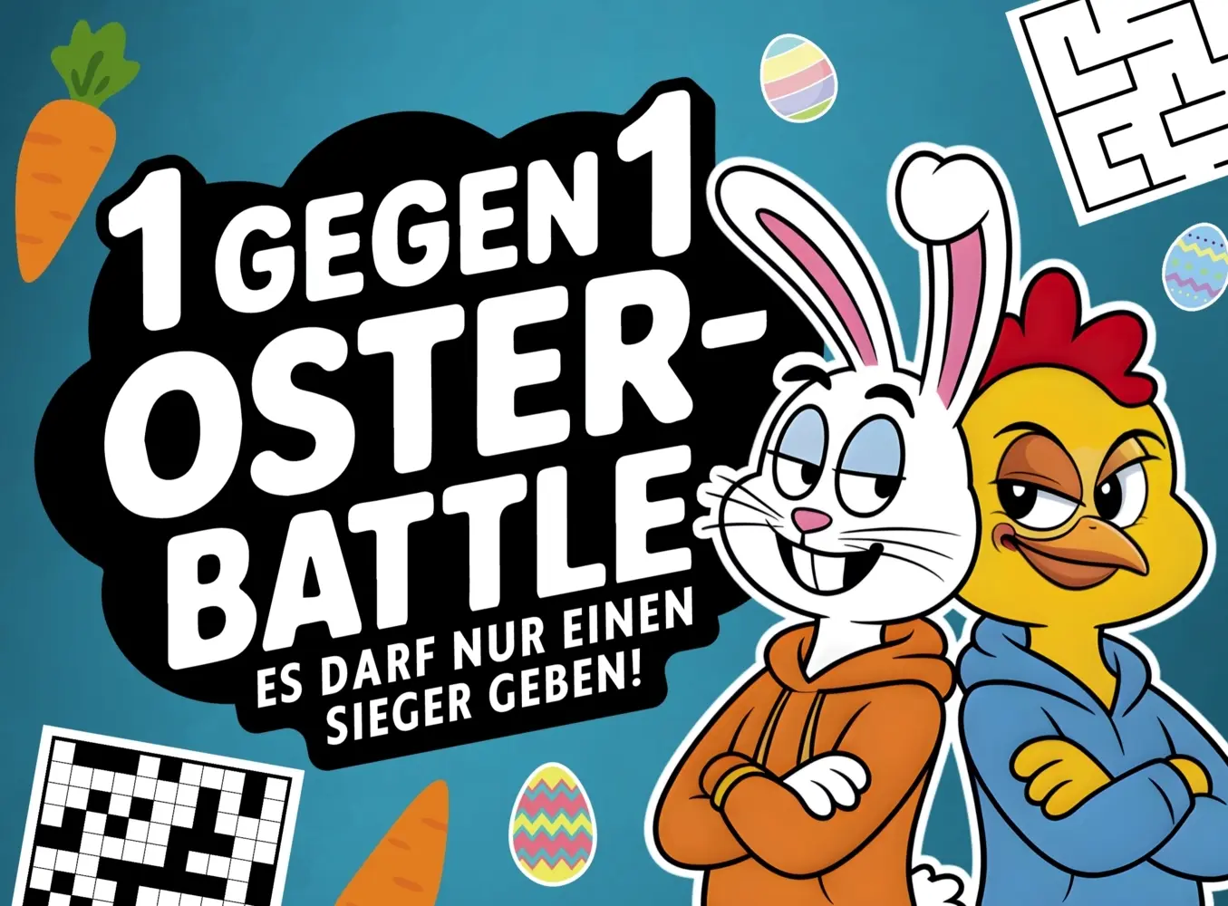 Cover: 9783910890879 | 1 gegen 1 Oster Battle | Wilma Siegen | Taschenbuch | Deutsch