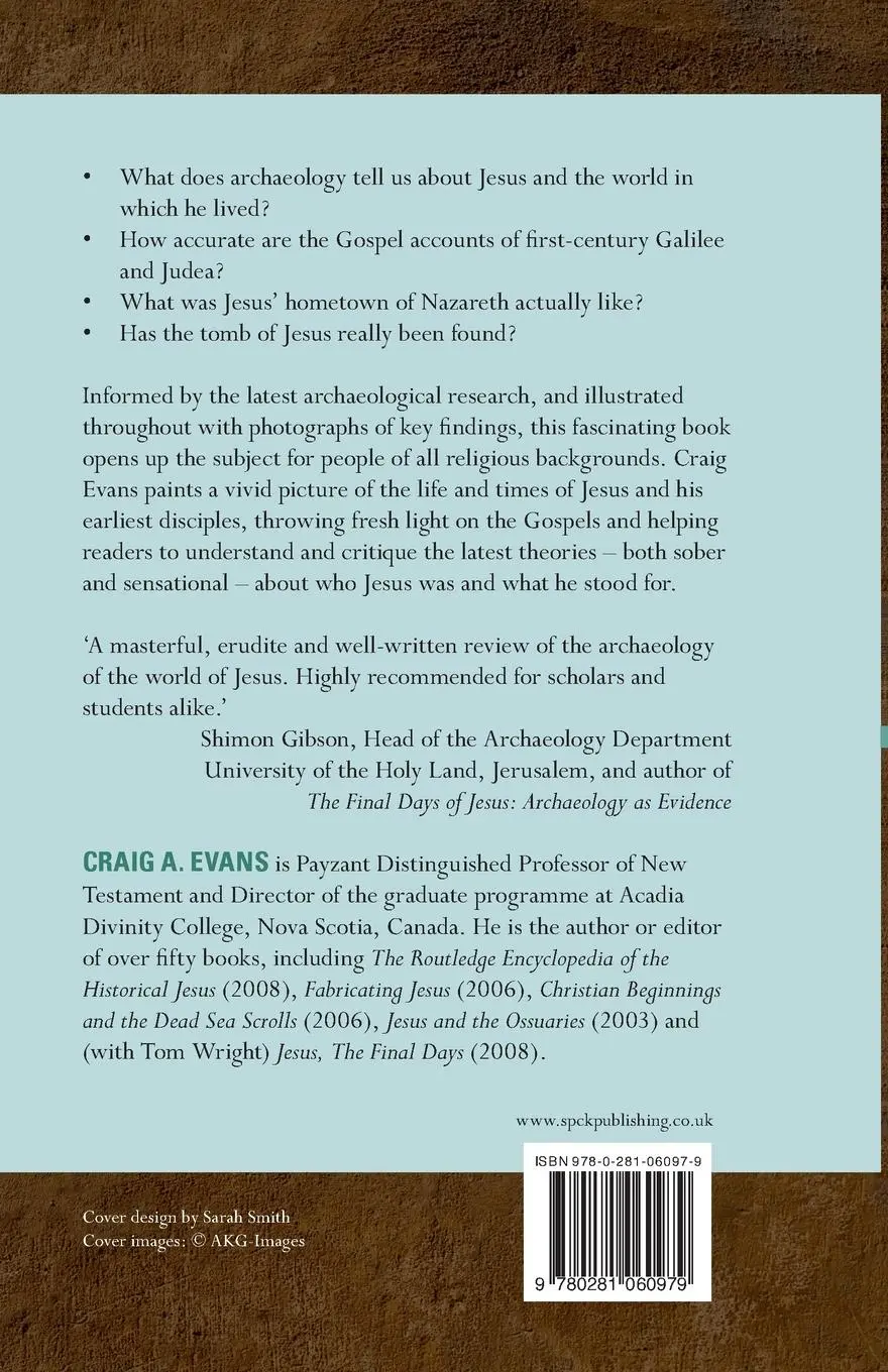 Rückseite: 9780281060979 | Jesus and His World | The Archaeological Evidence | Craig Evans | Buch