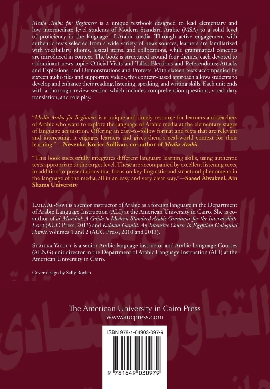 Rückseite: 9781649030979 | Media Arabic for Beginners | Laila Al-Sawi (u. a.) | Taschenbuch
