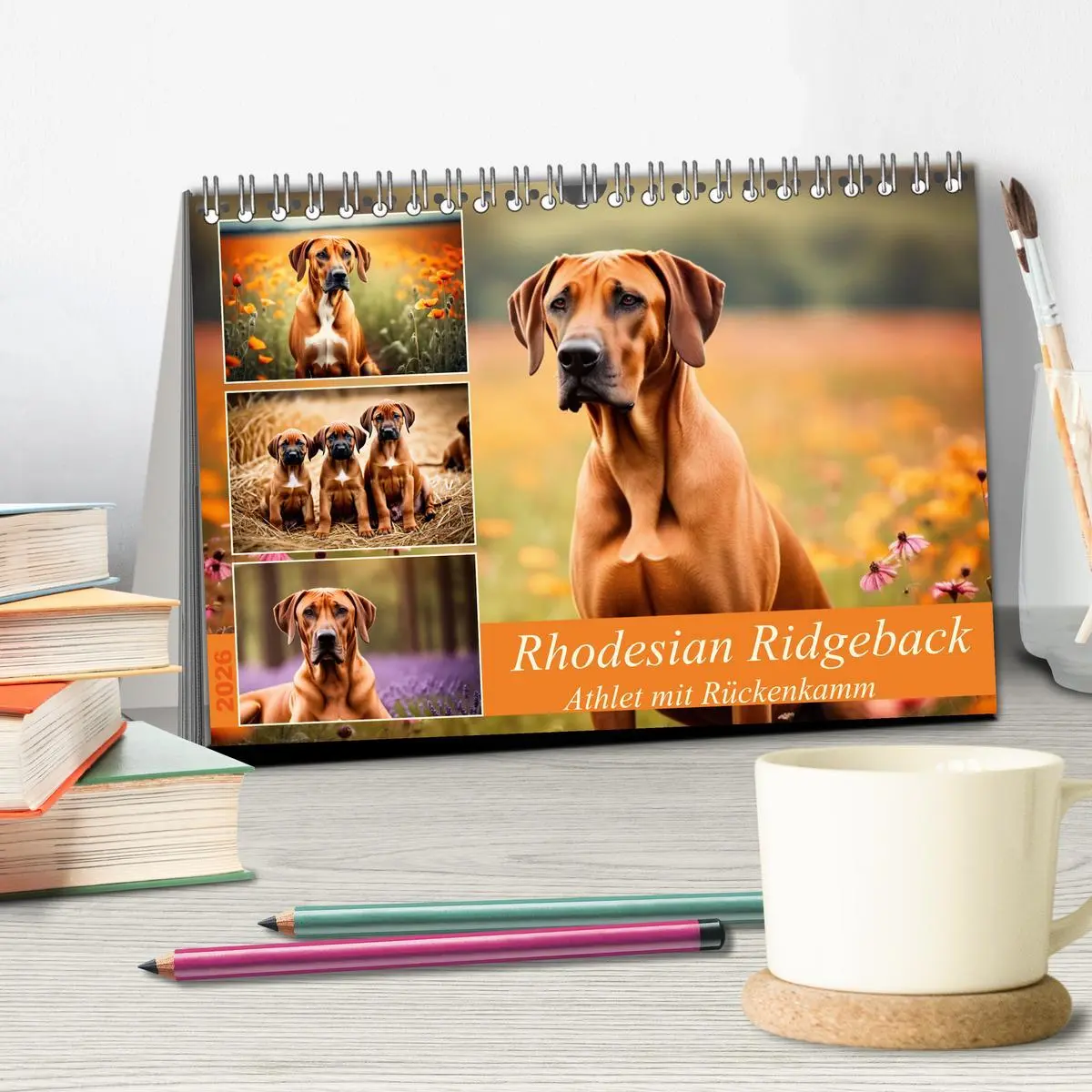Bild: 9783457390979 | Rhodesian Ridgeback - Athlet mit Rückenkamm (Tischkalender 2026 DIN...