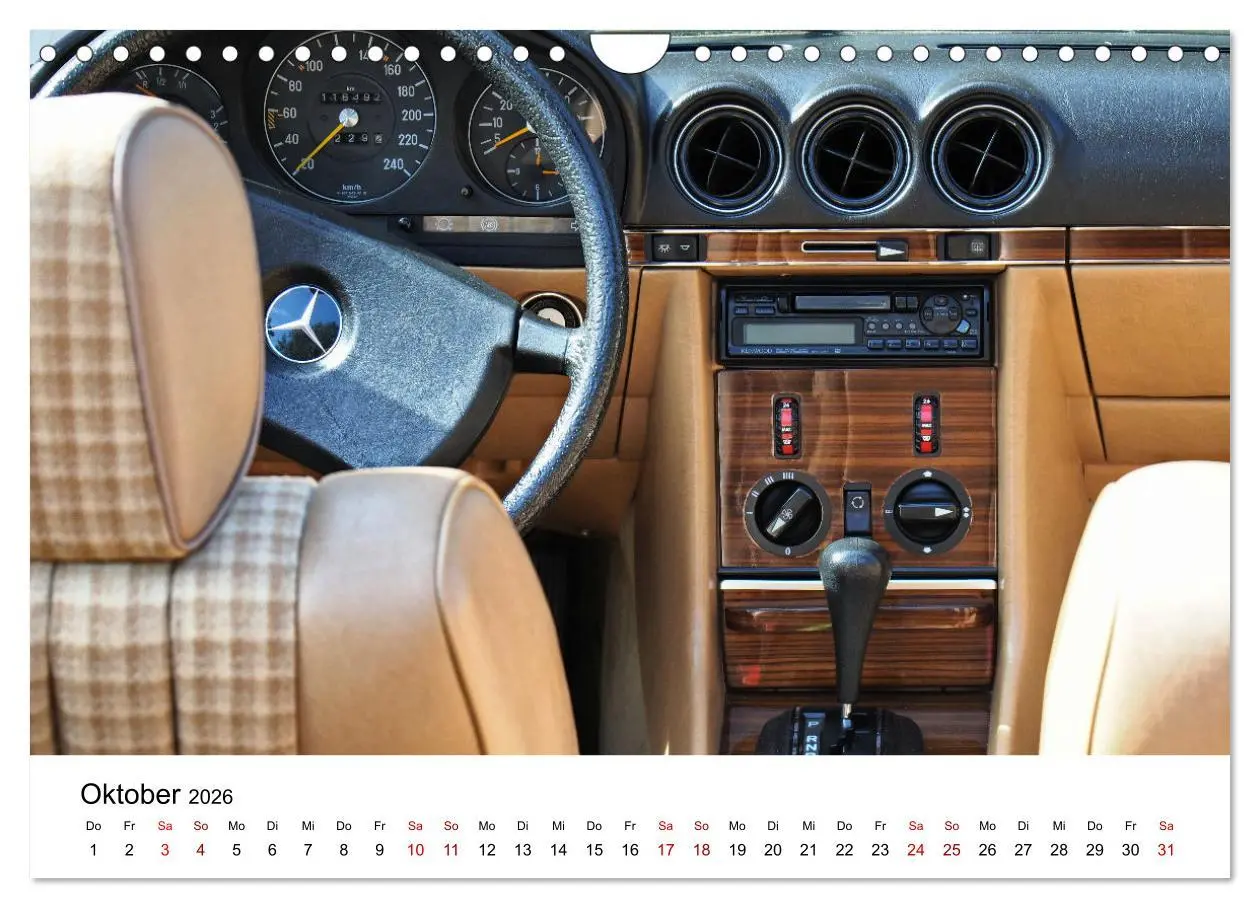 Bild: 9783457910979 | Klassische Armaturenbretter (Wandkalender 2026 DIN A4 quer),...