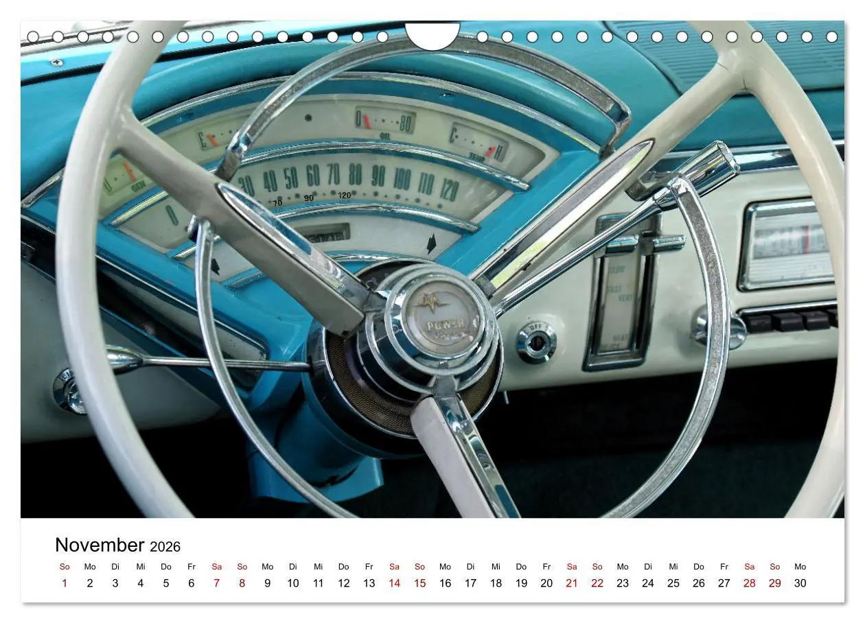 Bild: 9783457910979 | Klassische Armaturenbretter (Wandkalender 2026 DIN A4 quer),...