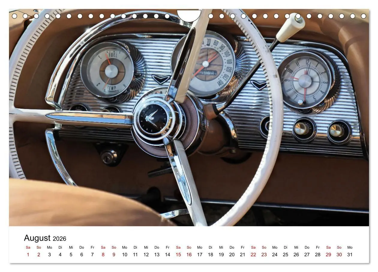 Bild: 9783457910979 | Klassische Armaturenbretter (Wandkalender 2026 DIN A4 quer),...