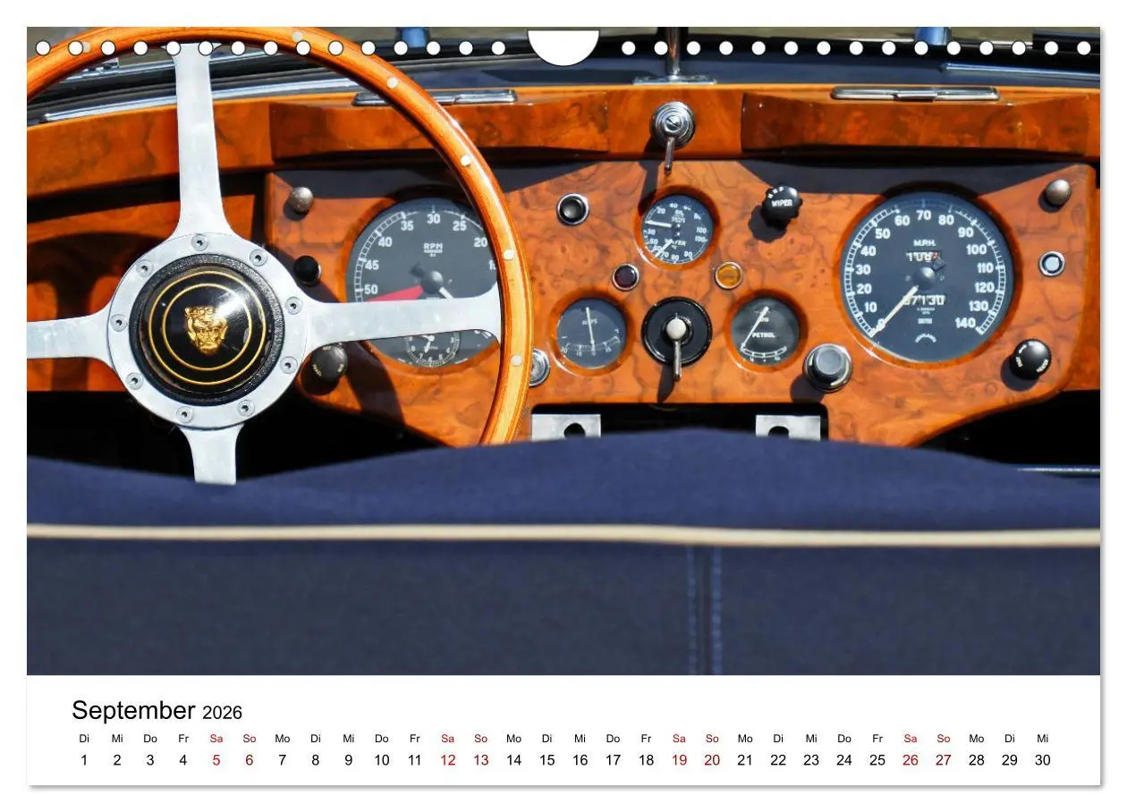 Bild: 9783457910979 | Klassische Armaturenbretter (Wandkalender 2026 DIN A4 quer),...
