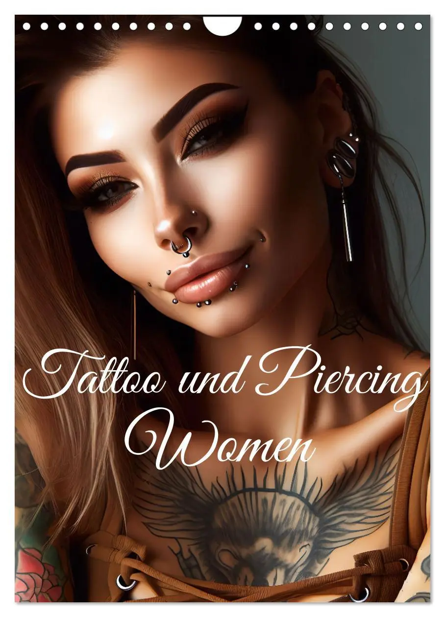 Cover: 9783516240979 | Tattoo und Piercing Women (Wandkalender 2026 DIN A4 hoch), CALVENDO...