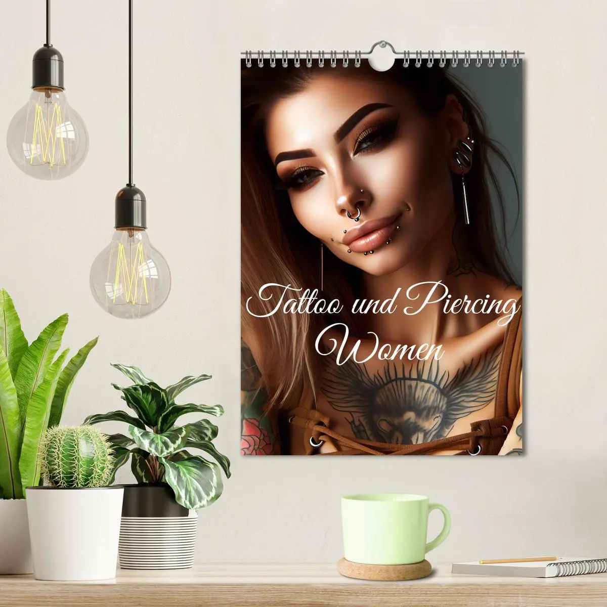 Bild: 9783516240979 | Tattoo und Piercing Women (Wandkalender 2026 DIN A4 hoch), CALVENDO...