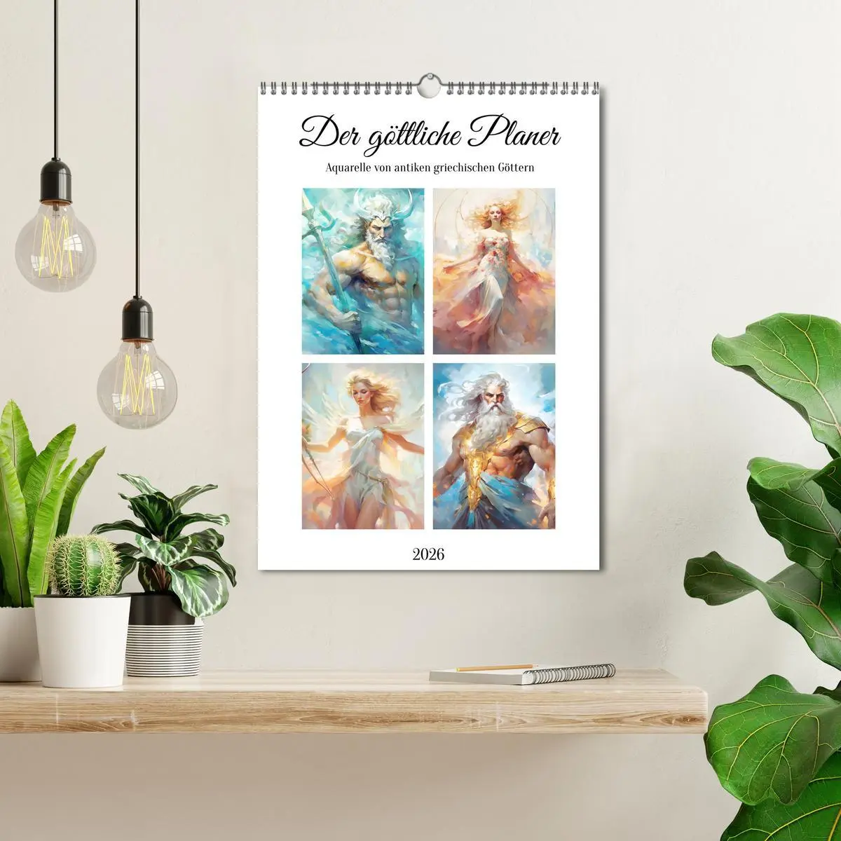 Bild: 9783516310979 | Der göttliche Planer. Aquarelle von antiken griechischen Göttern...