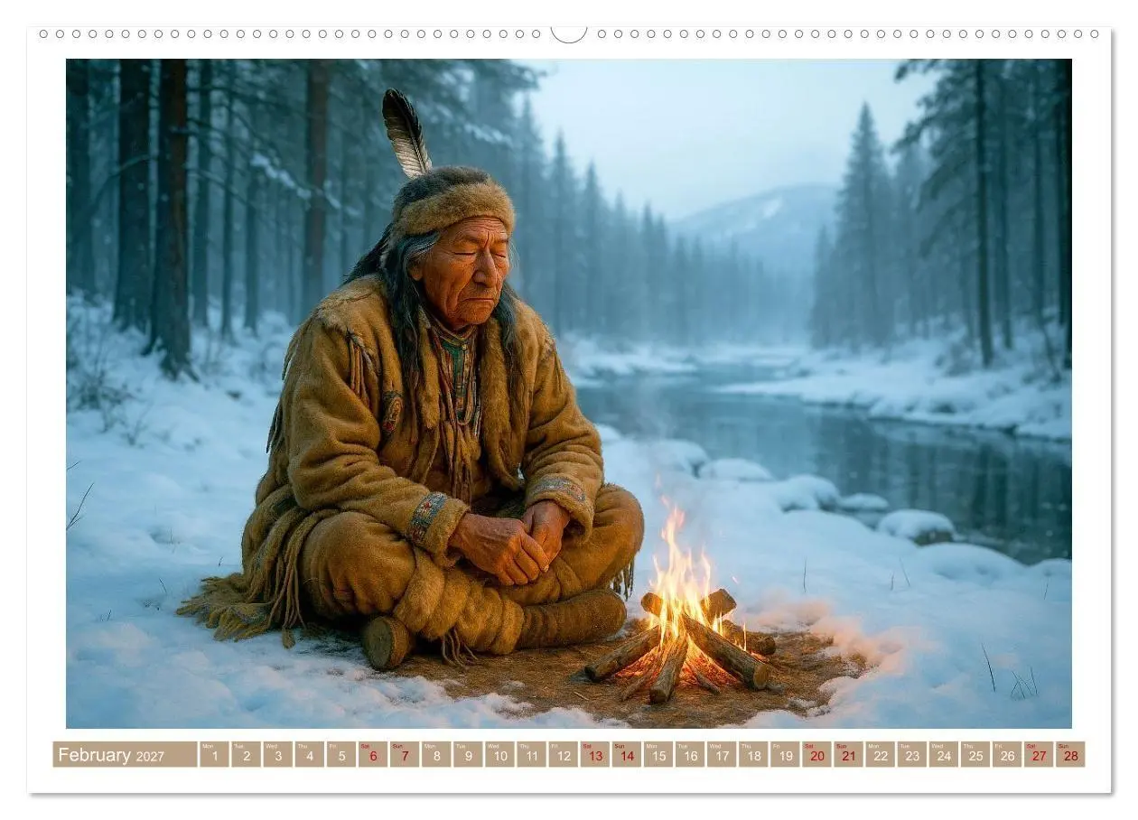 Bild: 9783516930979 | Spiritual Native American (High Quality Premium Wall Calendar 2027...