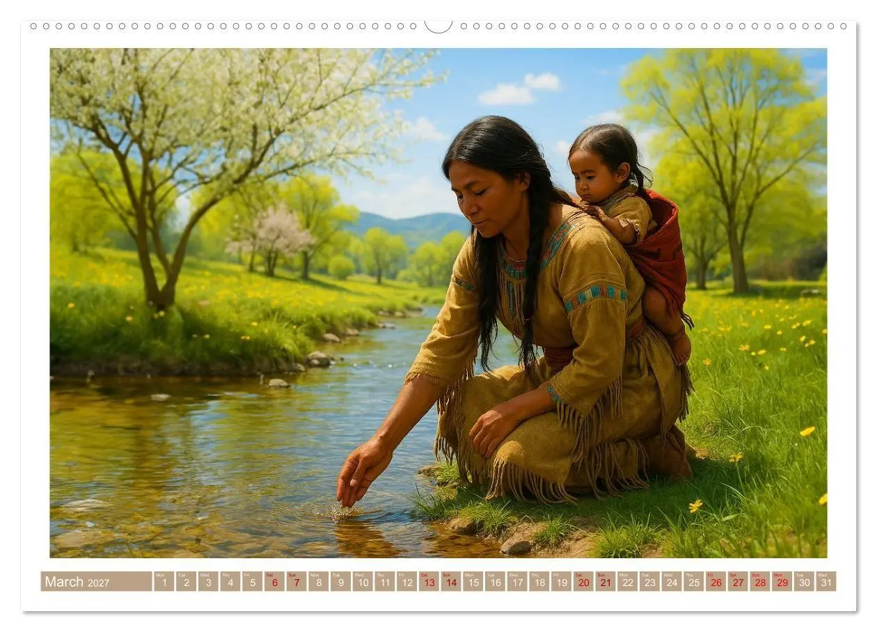 Bild: 9783516930979 | Spiritual Native American (High Quality Premium Wall Calendar 2027...