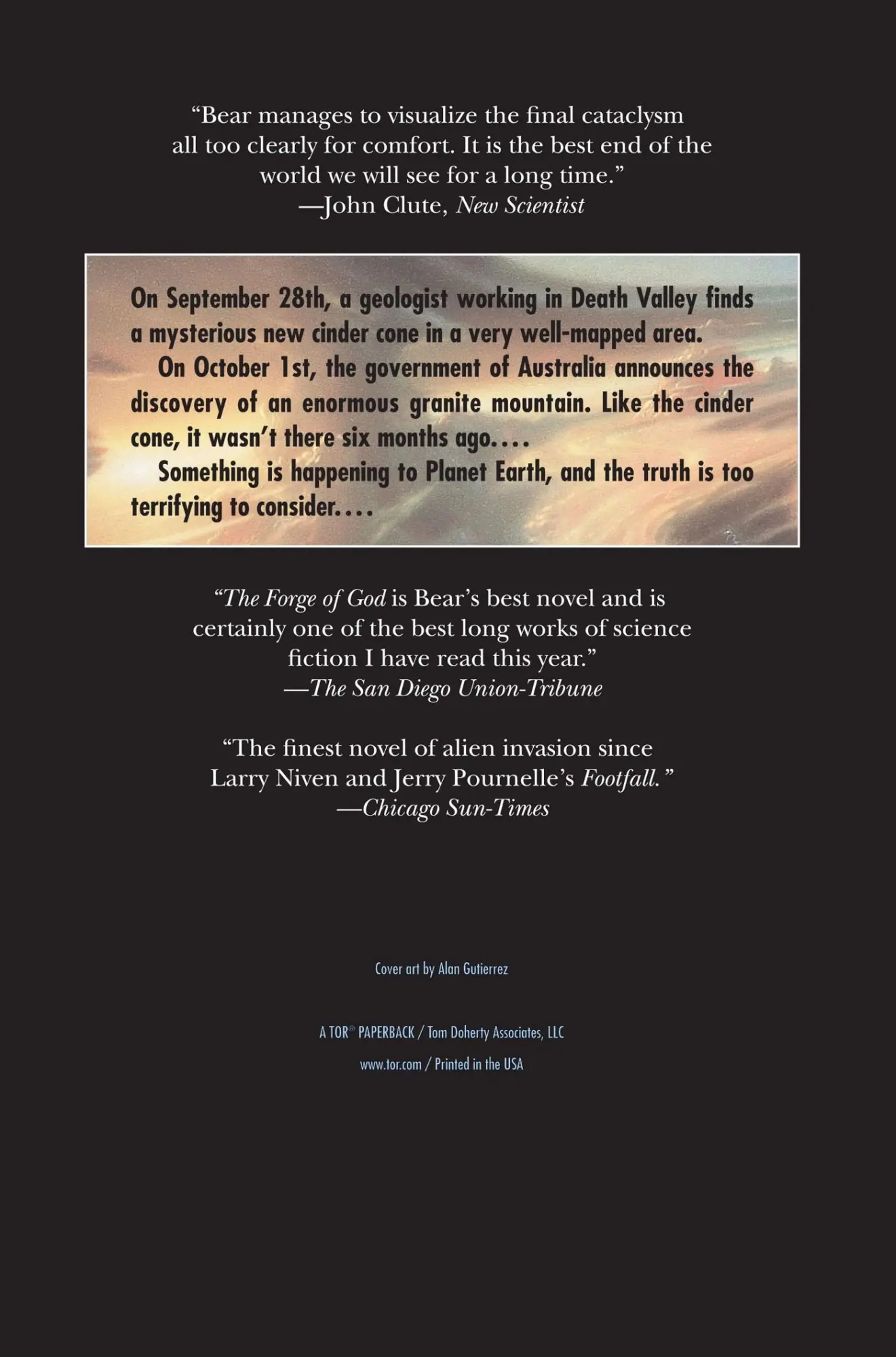 Rückseite: 9780765301079 | The Forge of God | Greg Bear | Taschenbuch | Kartoniert / Broschiert