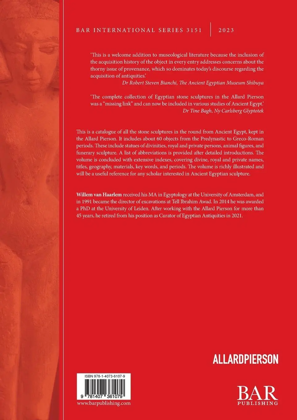 Rückseite: 9781407361079 | Catalogue of the Ancient Egyptian Stone Sculpture in the Round | Buch