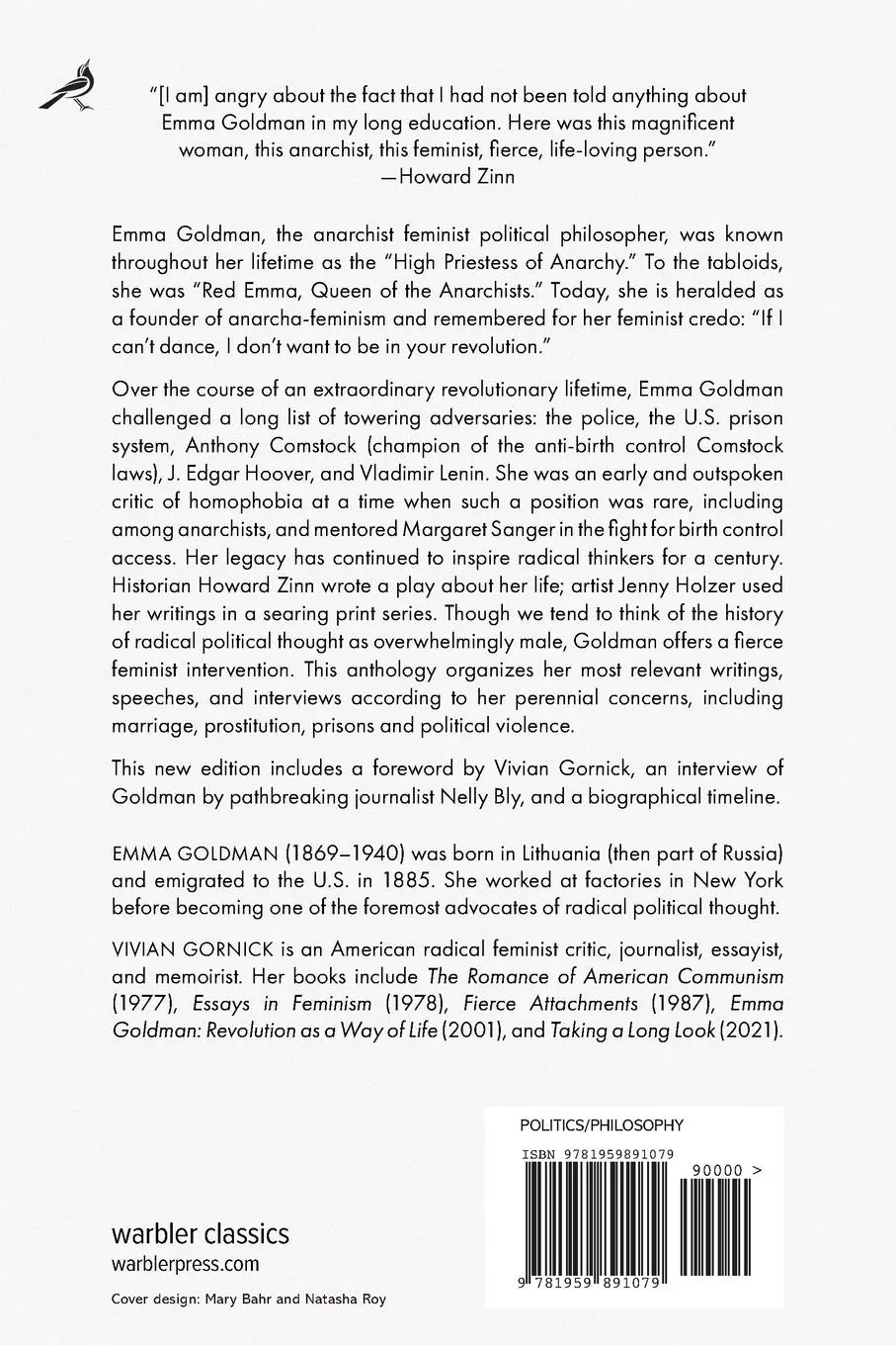Rückseite: 9781959891079 | The Essential Emma Goldman-Anarchism, Feminism, Liberation (Warbler...