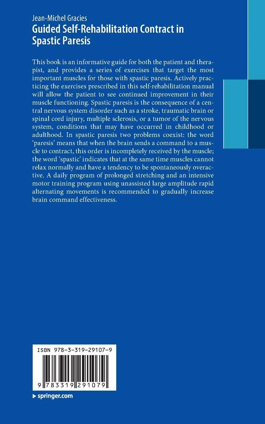 Rückseite: 9783319291079 | Guided Self-Rehabilitation Contract in Spastic Paresis | Gracies | xix