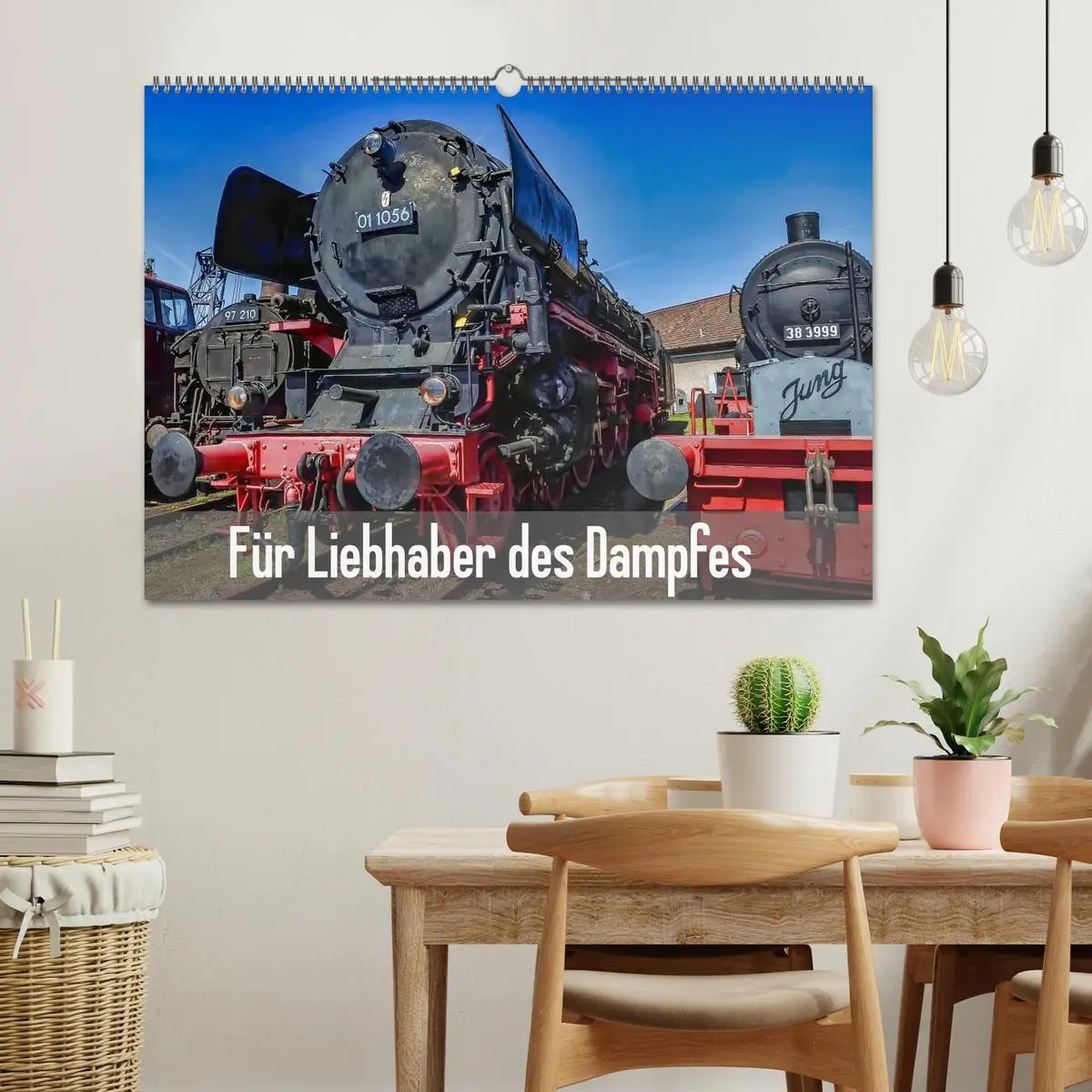 Bild: 9783457971079 | Für Liebhaber des Dampfes (Wandkalender 2026 DIN A2 quer), CALVENDO...