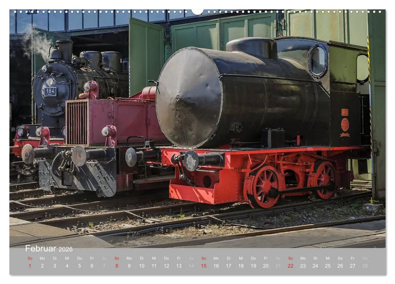 Bild: 9783457971079 | Für Liebhaber des Dampfes (Wandkalender 2026 DIN A2 quer), CALVENDO...