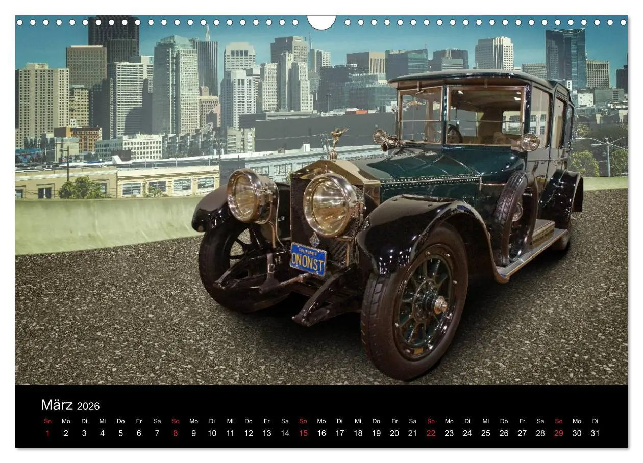 Bild: 9783516061079 | Oldtimer-Kunst (Wandkalender 2026 DIN A3 quer), CALVENDO...