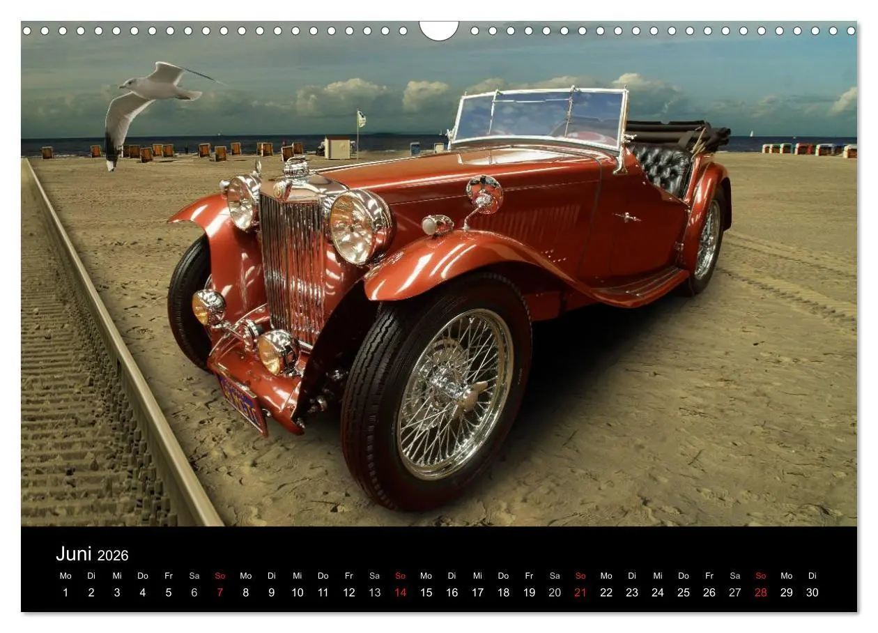 Bild: 9783516061079 | Oldtimer-Kunst (Wandkalender 2026 DIN A3 quer), CALVENDO...