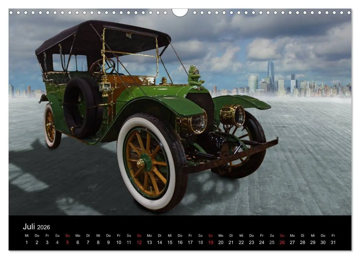 Bild: 9783516061079 | Oldtimer-Kunst (Wandkalender 2026 DIN A3 quer), CALVENDO...