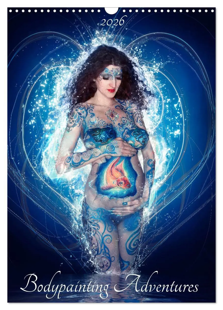 Cover: 9783516371079 | Bodypainting Adventures (Wandkalender 2026 DIN A3 hoch), CALVENDO...