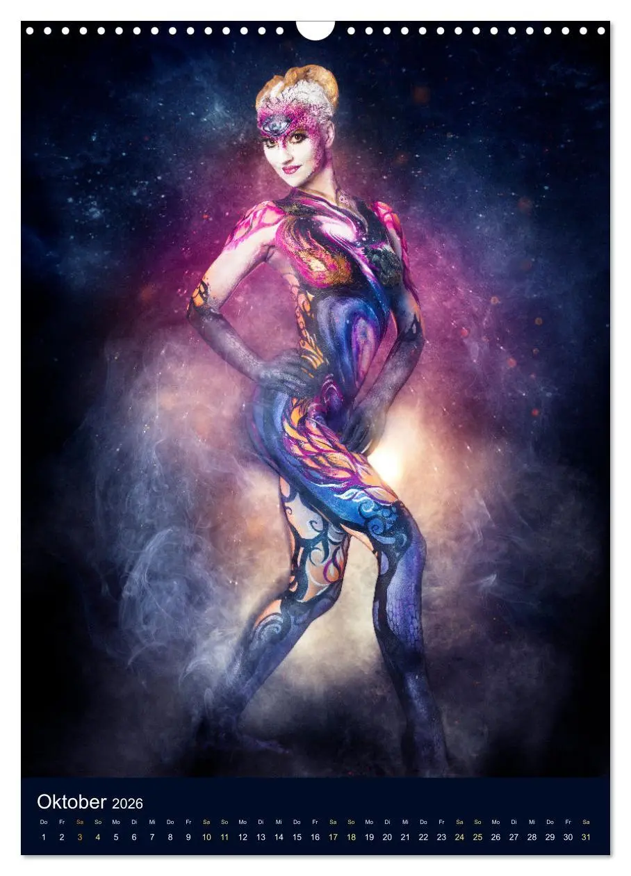 Bild: 9783516371079 | Bodypainting Adventures (Wandkalender 2026 DIN A3 hoch), CALVENDO...