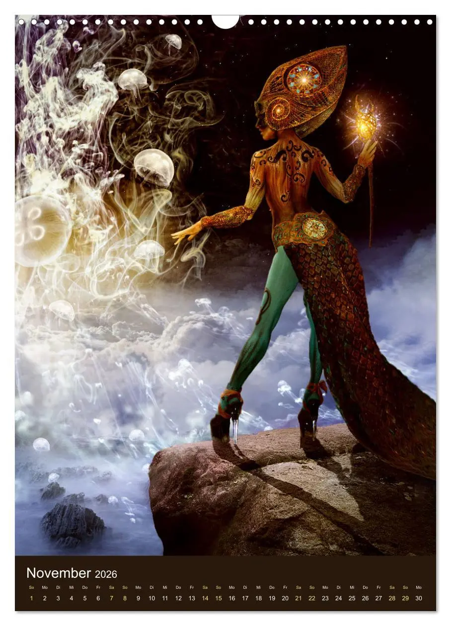 Bild: 9783516371079 | Bodypainting Adventures (Wandkalender 2026 DIN A3 hoch), CALVENDO...